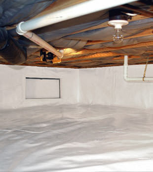 A complete crawl space repair system in Tonawanda