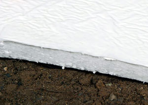 Insulation installed on a crawl space floor in East Amherst