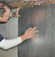 installation steps for crawl space insulation in a crawl space in East Amherst