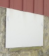 head-on view of one of our doors installed in Elma for crawl spaces