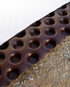 Crawl space drainage matting in a home in Penfield, Western New York