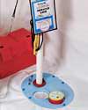 An installed crawl space sump pump by Akron waterproofers