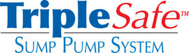 Sump pump system logo for our TripleSafe™, available in areas like Youngstown